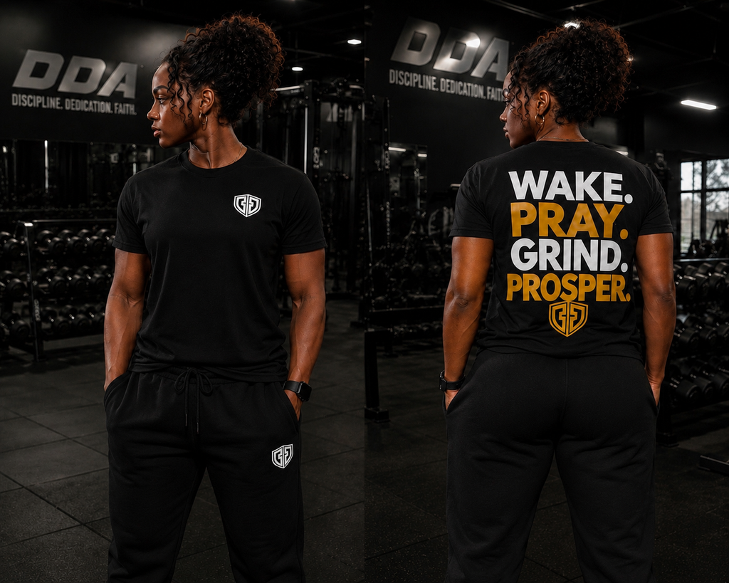 WAKE PRAY GRIND PROSPER TEE
