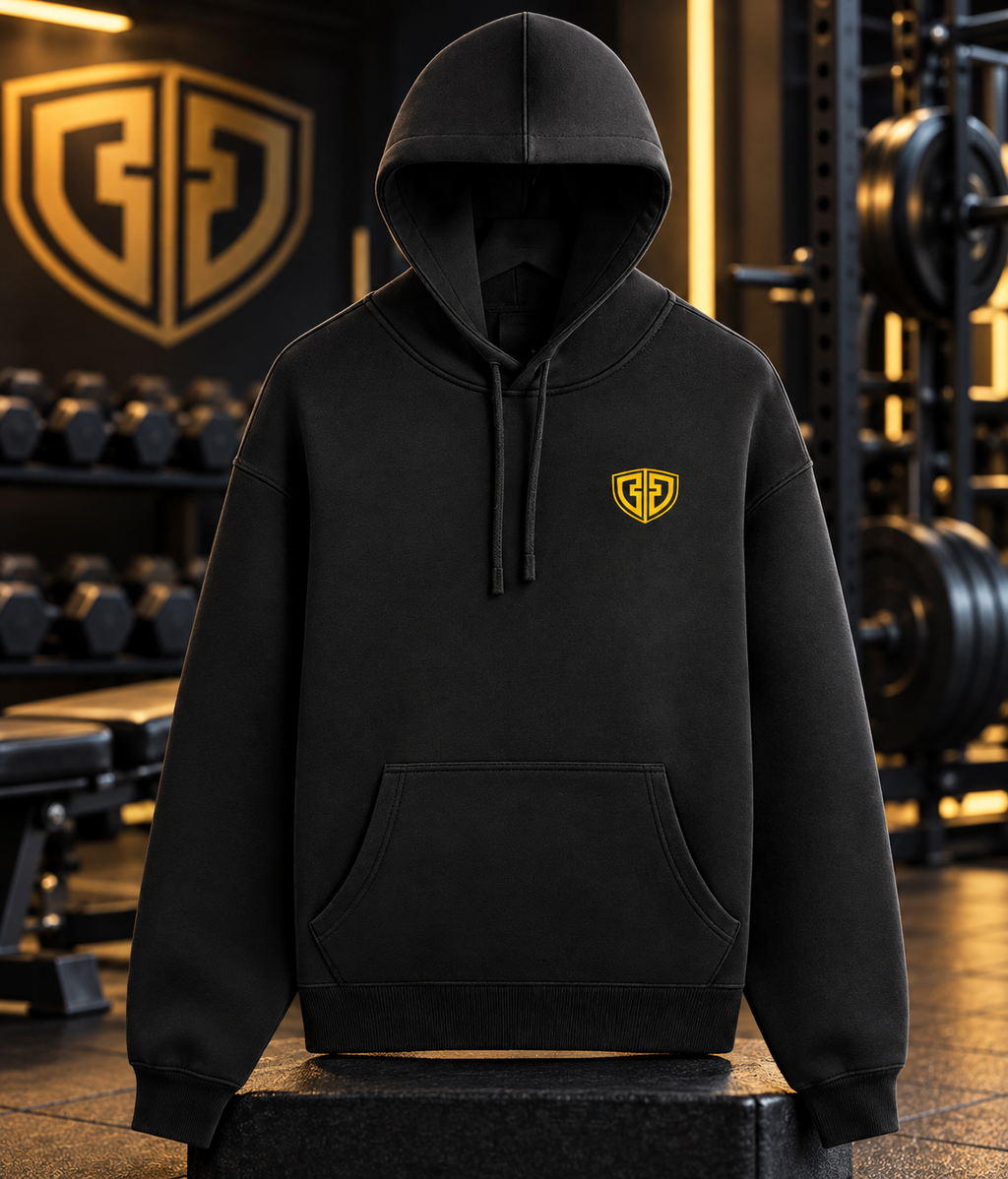 DDA Signature Hoodie | Black & Gold