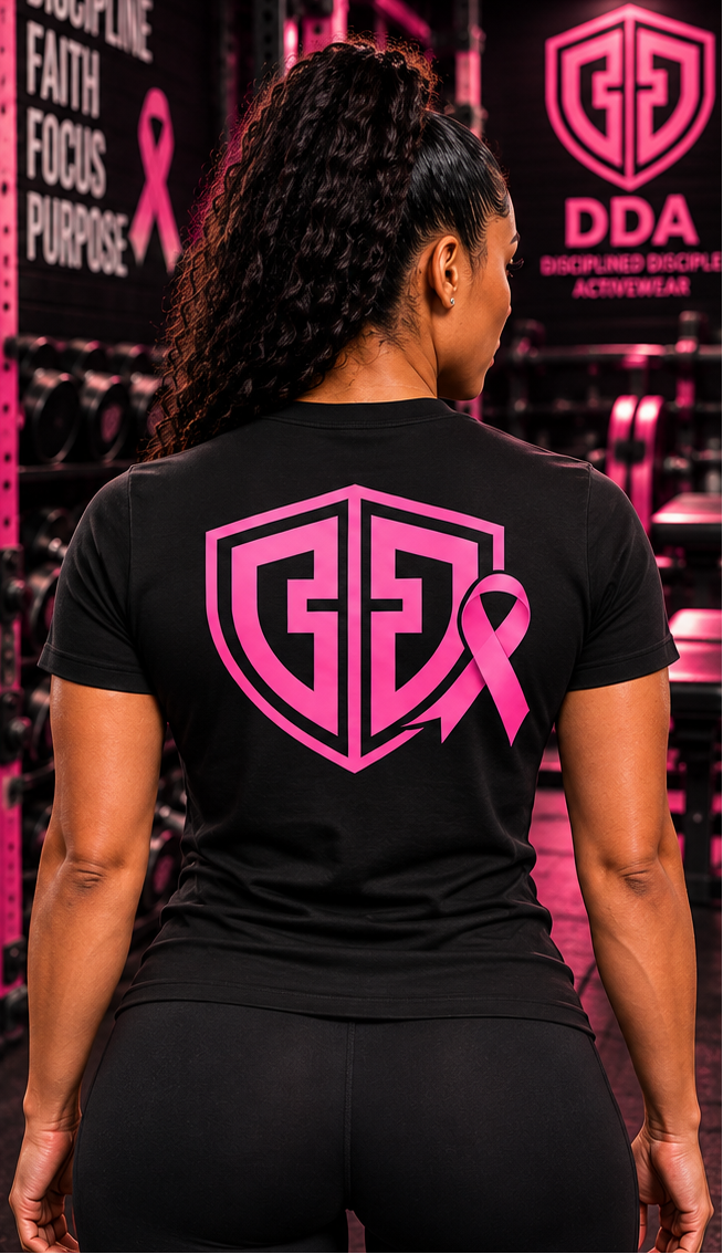 WARRIOR MINDSET Breast Cancer Awareness Tee