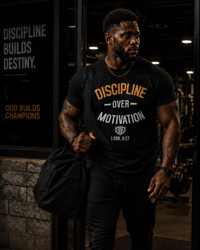 DISCIPLINE OVER MOTIVATION TEE