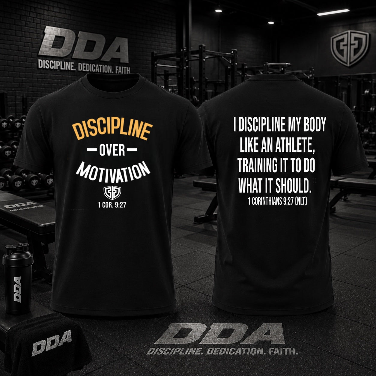 DISCIPLINE OVER MOTIVATION TEE